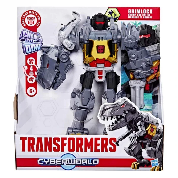 G0748 Transformers Cyberworld Grimlock Chomp And Battle Aksiyon Figürü
