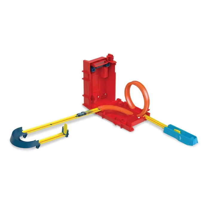 Hdx78 Hw Track Builder Benzin Bidonu Akrobasi Seti, Hot Wheels Track Builder