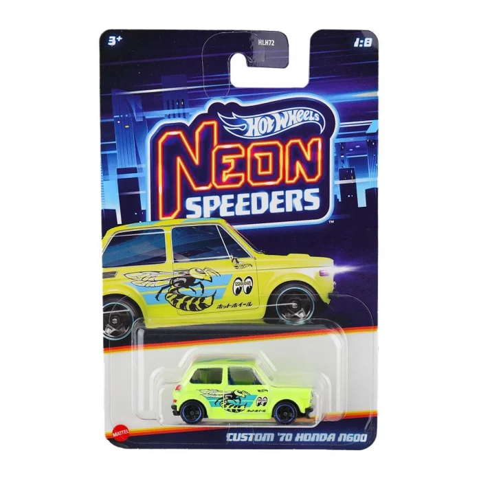 Hlh72 Hot Wheels Neon Yarışlar Temalı Arabalar
