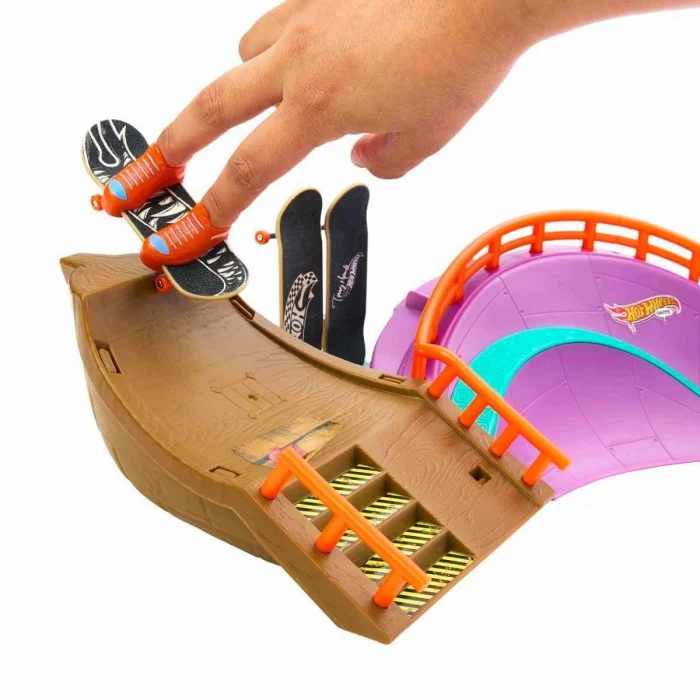 Hmk01 Hot Wheels Skate Ahtapot Kaykay Parkı Oyun Seti