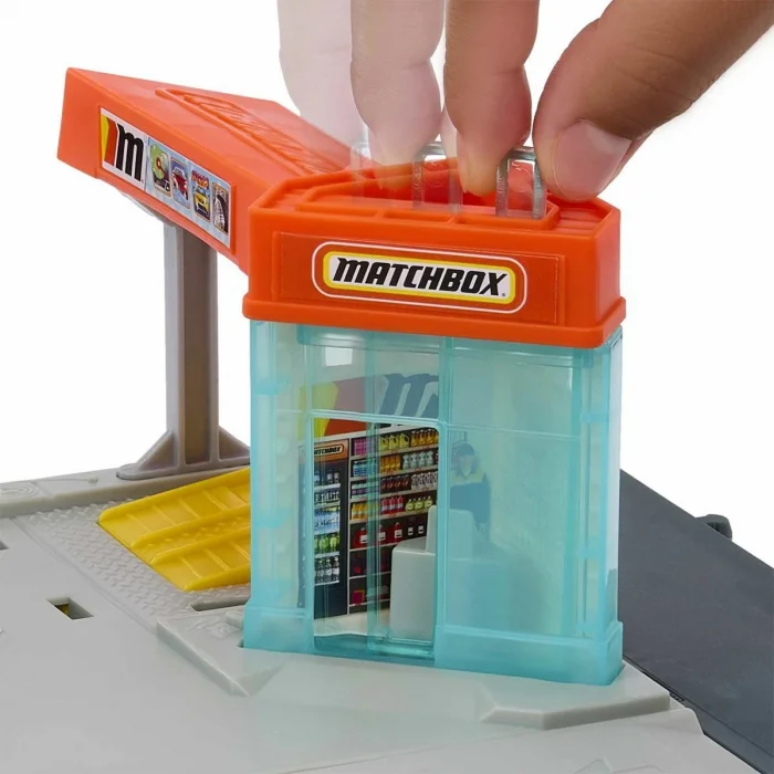 Hnj54 Matchbox Aksiyon Sürücüleri Süper Oto Yıkama Oyun Seti