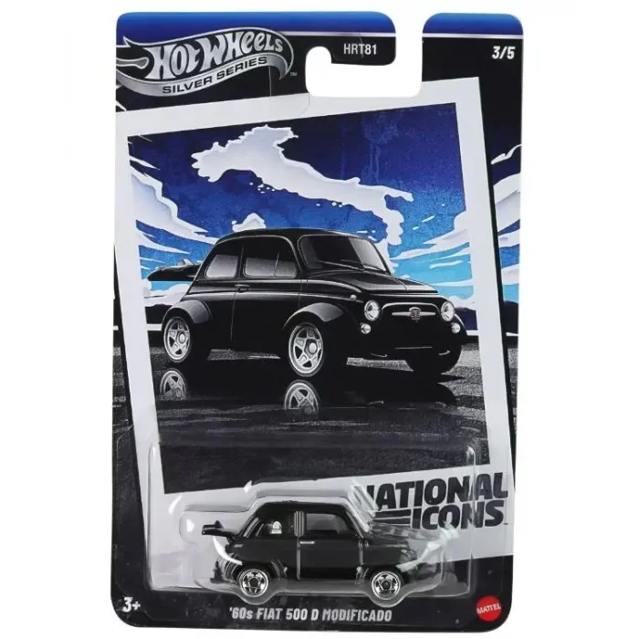 Hot Wheels Silver Series 60s Fiat 500 D Modificado JBY88