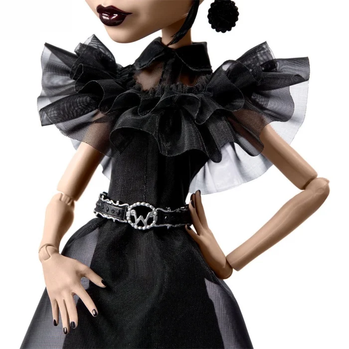 Hxj03 Monster High Wednesday Balo Elbiseli Bebek