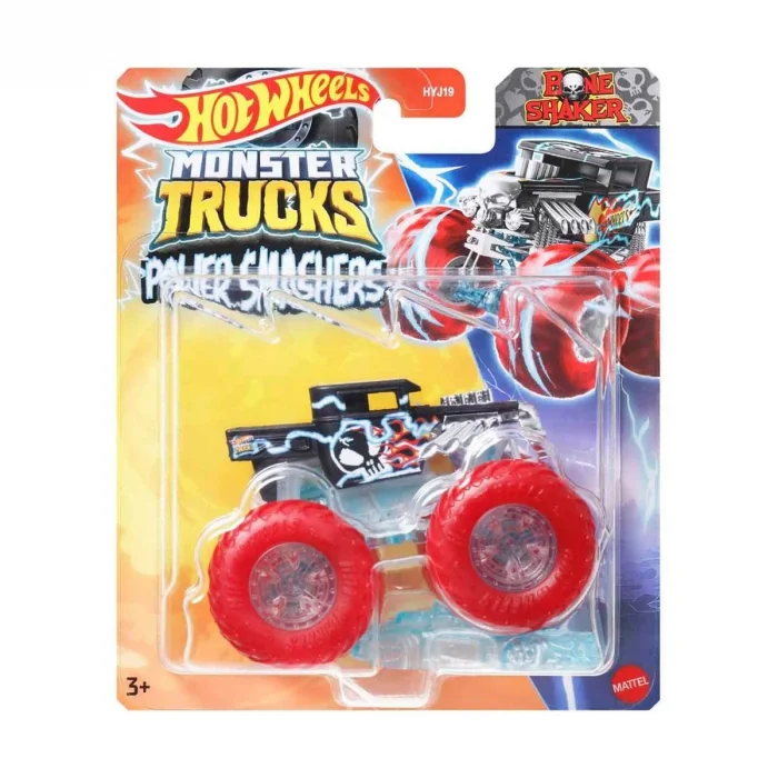 Hyj19 Hot Wheels Monster Trucks Power Smashers 1:64 Arabalar