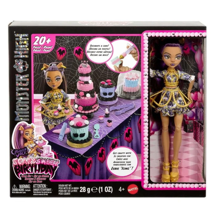 Jbg78 Monster High Scary Sweet Birthday Clawdeenin Pasta Yapım Seti