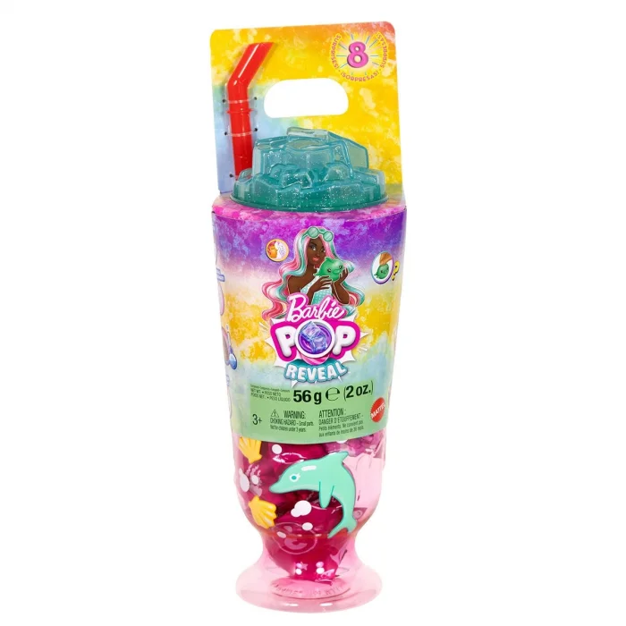 Jkf60 Barbie Pop Reveal Sürpriz Bebek - Mor Saçlı