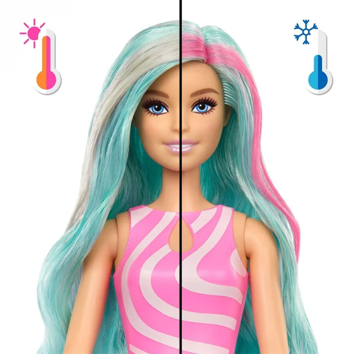 Jkf62 Barbie Pop Reveal Sürpriz Bebek - Mavi Saçlı