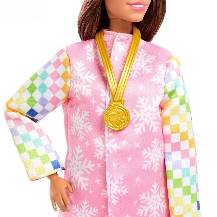 Jkf78 Barbie Snowboard Sporcusu Oyun Seti