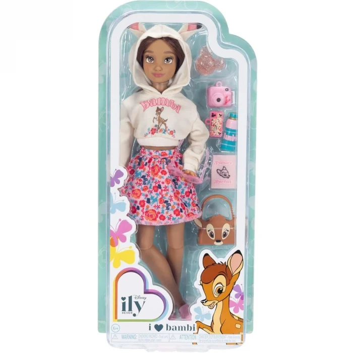 Jkıly24127 Disney İly 4ever Bambi Temalı Bebek Ve Aksesuarları