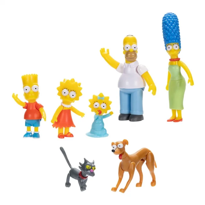 Jksmp17539 The Simpsons Aile 7li Figür Set