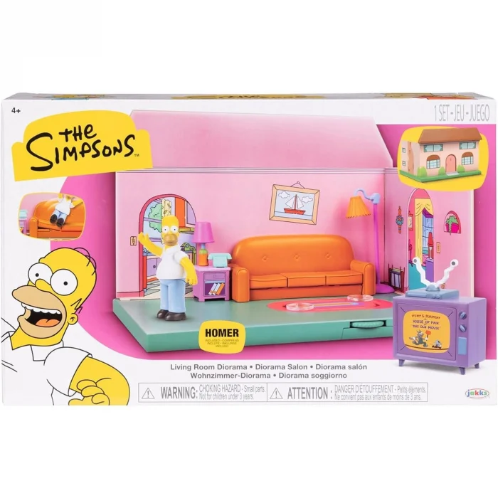 Jksmp17556 The Simpsons Oturma Odası Ve Figürlü Oyun Seti