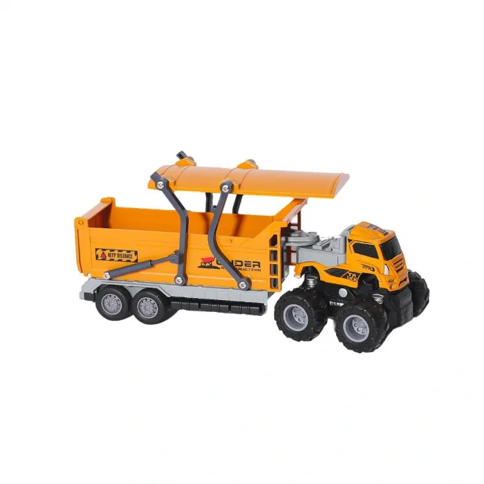 Klx600-377 Sürtmeli Die Cast 4x4 Kapalı Kasa İnşaat Tırı -vardem