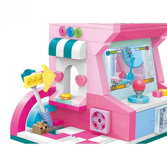 Kp28019 Keeppley Lovely Street - Orange Cat Game Room 384 Parça Yapım Seti
