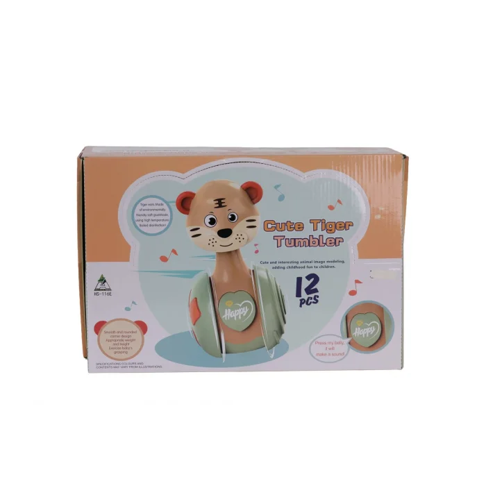 Kzl-hs-116e Sesli Kaplan Hacıyatmaz Oyuncak