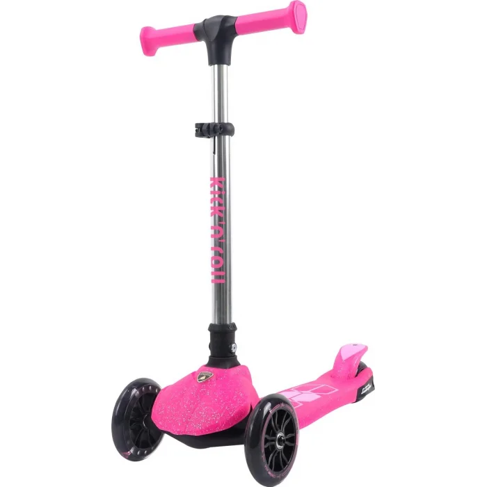 L5jelly-p Lamborghini Lisanslı Parıltı Işıklı Scooter Pembe