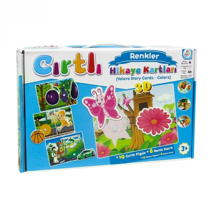 Lc7207 Laço, Cırtlı Hikaye Kartları Renkler