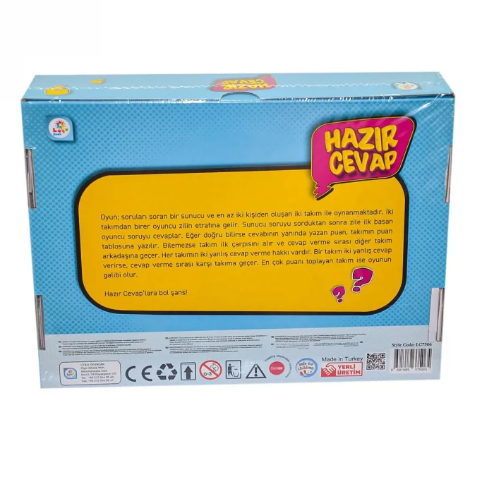 Lc7506 Hazır Cevap - Laço Kids - Utku Oyuncak