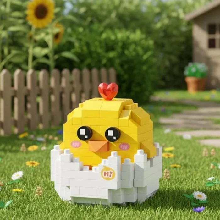 Lz-8611 Loz Kabuklu Civciv 150 Parça Block Oyuncak Mini Poşet