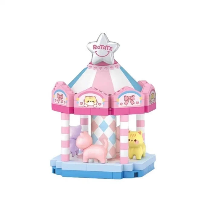 Lz-8630 Atlıkarınca 180 Parça Block Oyuncak Mini Poşet