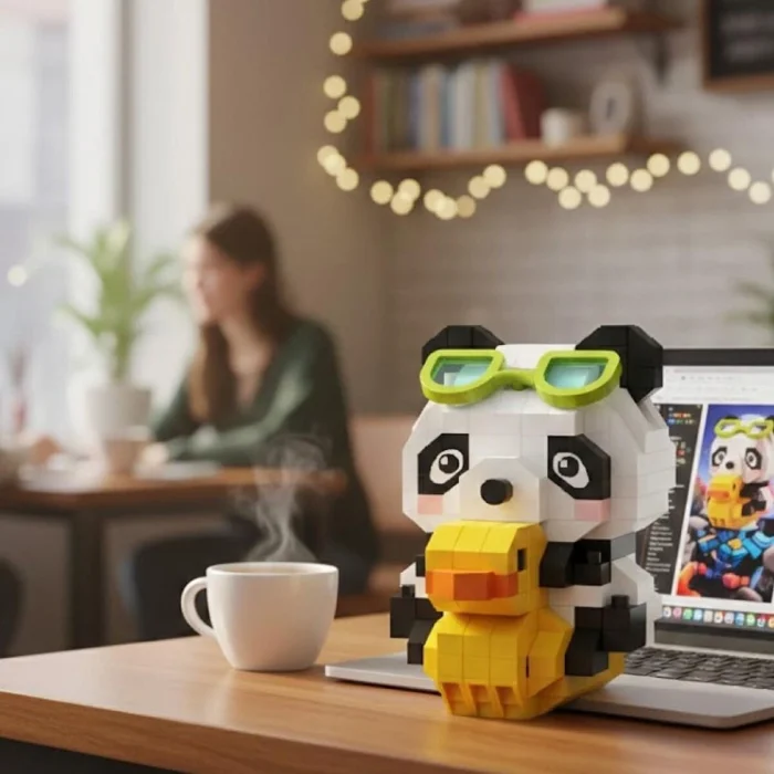 Lz-8634 Loz Ördekli Panda 190 Parça Block Oyuncak-mini Poşet