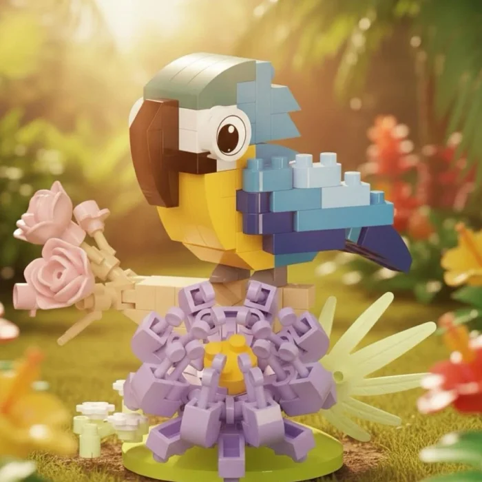 Lz-8636 Loz Papağan 180 Parça Block Oyuncak-mini Poşet