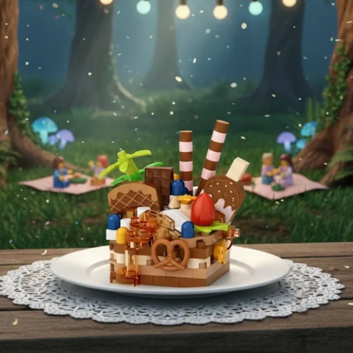 Lz-8642 Loz Çikolatalı Pasta 160 Parça Block Oyuncak-mini Poşet