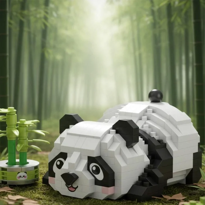 Lz-8804 Loz Dinlenen Panda 340 Parça Block Oyuncak