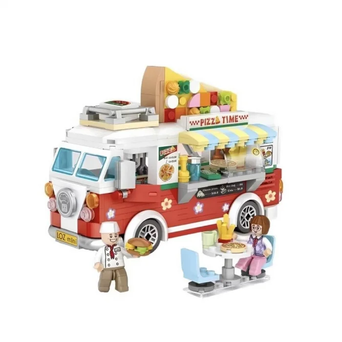 Lz1739 Loz  Pizza Arabası Block Oyuncak 493 Parça