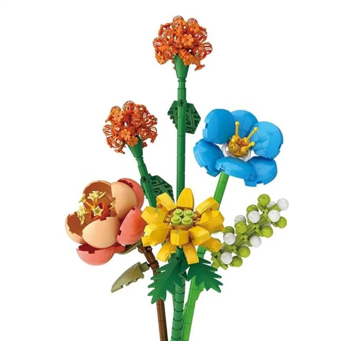 Lz4601 Loz Eternal Flowers Serisi - alacakaranlık Turuncu Işık 633 Parça Yapım Seti