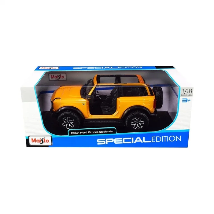 Maıs 31457 Maisto 1/18 2021 Ford Bronco Badlands -necotoys