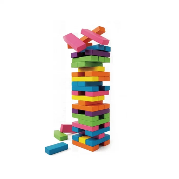 Ony-415 Kutuda Ahşap Renkli Denge Oyunu