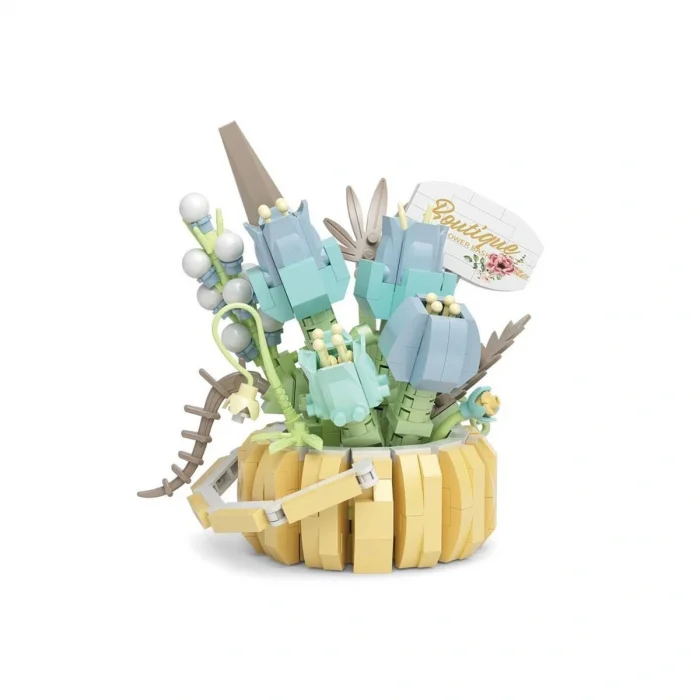 P1092 Panlos Çiçek Buketi 529 Parça Block Oyuncak