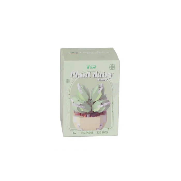 P1248 Panlos Simülasyon Çiçek Serisi 335 Parça Block Oyuncak