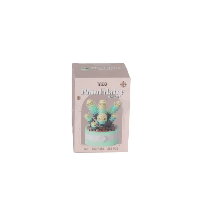P1253 Panlos Simülasyon Çiçek Serisi 252 Parça Block Oyuncak