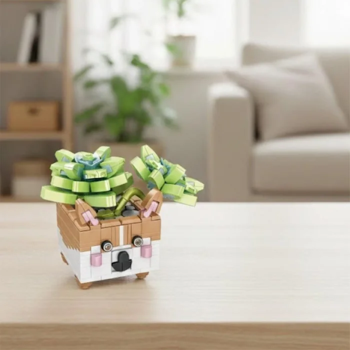 P655016 Panlos Hayvan Saksıları Buket Setleri 336 Parça Block Oyuncak