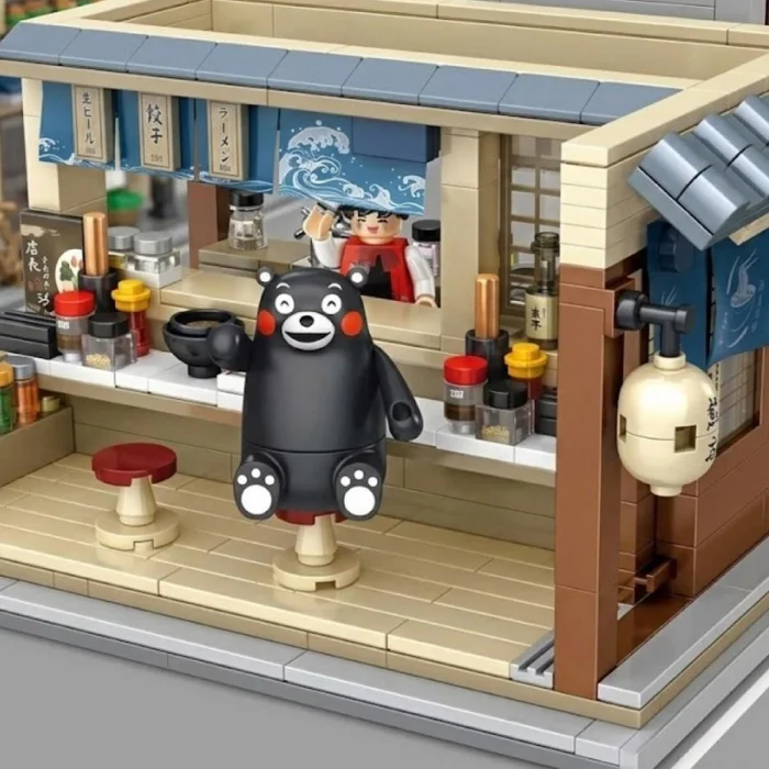 P880010 Panlos Ramen Restoranı 390 Parça Block Oyuncak