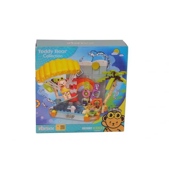 P881007 Panlos Uçurtma Sörfçüsü Teddy 204 Parça Block Oyuncak