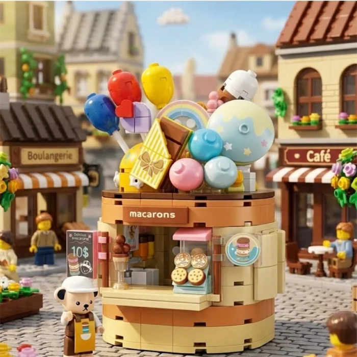 P881201 Panlos Teddy Bear Koleksiyonu Dondurma Dünyası 354 Parça Block Oyuncak