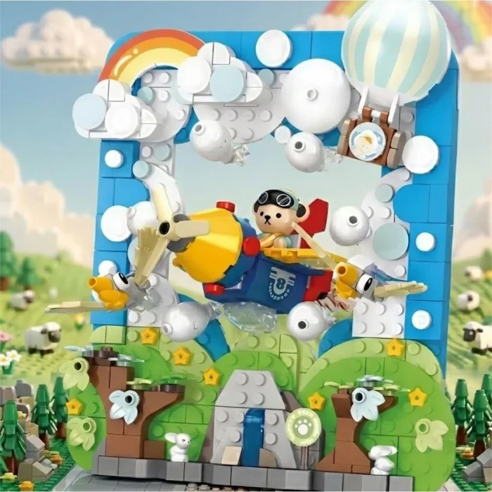 P881504 Panlos Kaptan Teddy 425 Parça Block Oyuncak