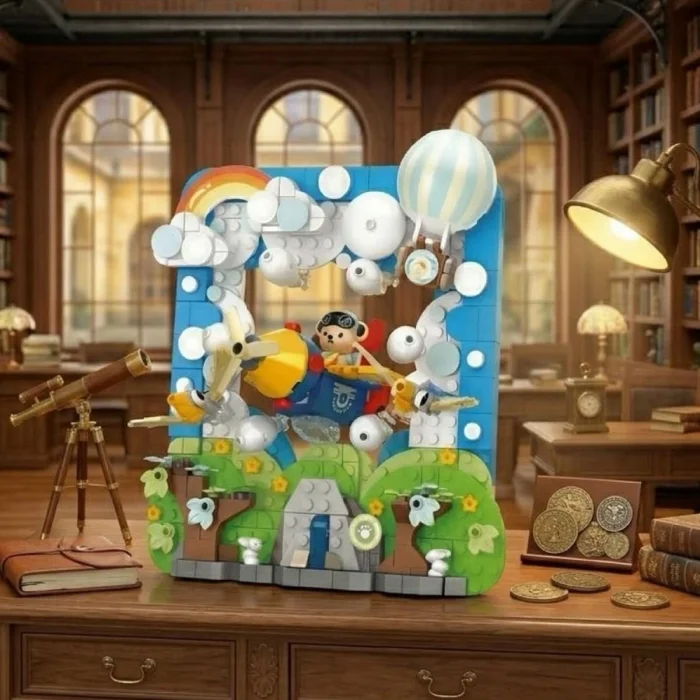 P881504 Panlos Kaptan Teddy 425 Parça Block Oyuncak