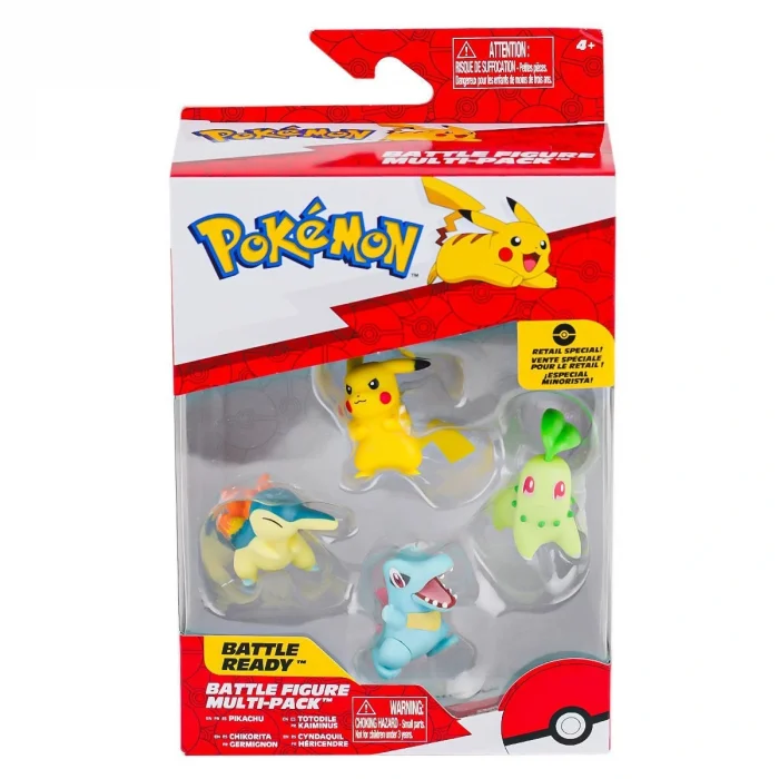 Pok Pkw2578 Pokemon Battle 4 Lü Figür Seti