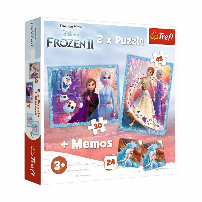 Puzzle-90814 2ın1 Frozen Iı Çocuk Puzzle
