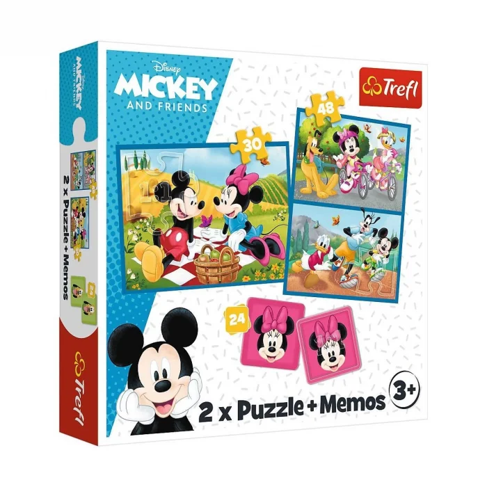 Puzzle-93344 2ın1 Disney Puzzle -trefl