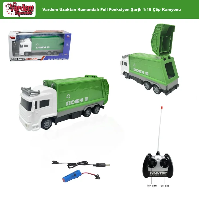 Rg-618-6a-7a Uk Ff Şarjlı 1 16 Kamyon Damperli