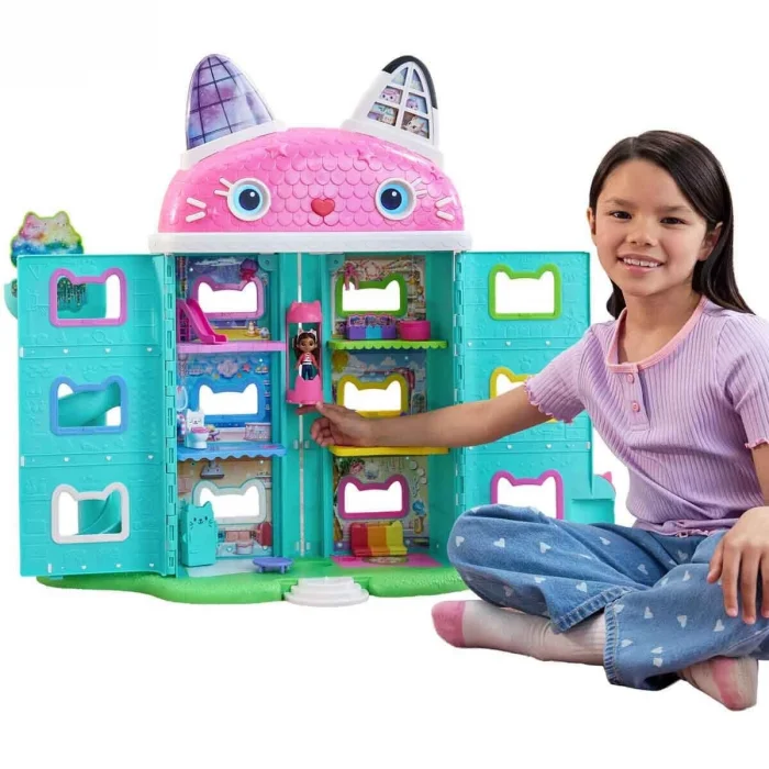 S00008891 Sun-spm-figür Oyun Set Gabby S Dollhouse Deluxe Bebk Evi Ses Işık Gabb