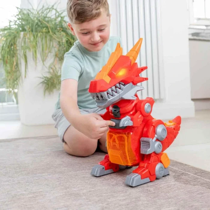 S00070024 -sun-htı-tmz-pist Set Robo Wreckerz Mega Beast Sesli/ışıklı