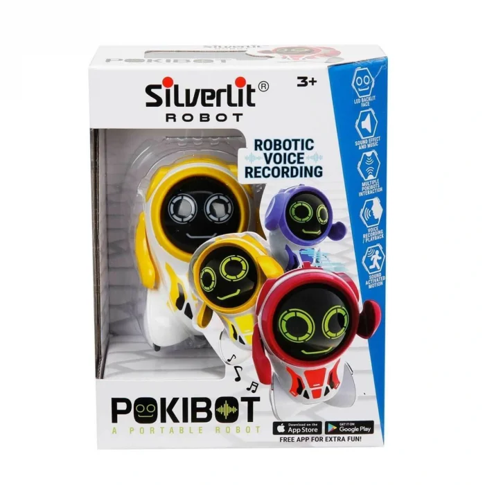 Sıl/88042  Silverlit Yapay Zekalı Pokibot Robot