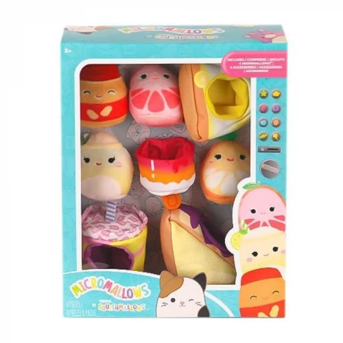 SQ Mm0018 Micromallows 4 Figür 4 Aksesuar Set -necotoys