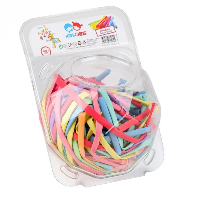 Srt-130 Sosis Balon Karışık Renk 100lü