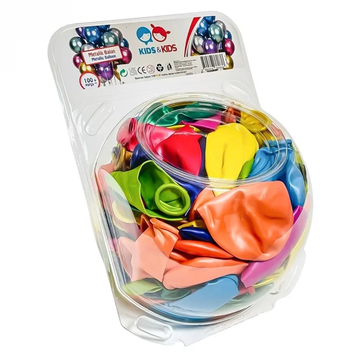 Str-117 Metalik Karışık Renk 100lü Balon